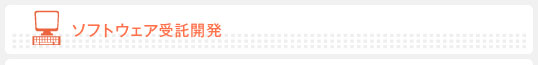 ソフトウェアの受託開発サービス