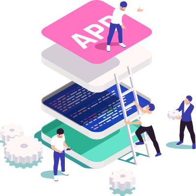 API連携によるシステム構築のイメージ